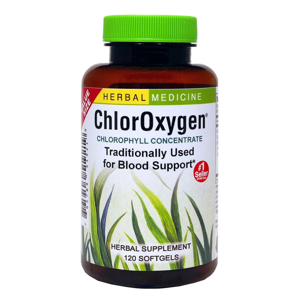Chloroxygen® Chlorophyll Concentrate: 120-Count Softgels - Walmart.com
