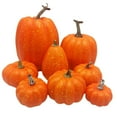 thumbnail image 1 of Chmadoxn 8PCS Artificial Pumpkins Décor Fall Harvest Thanksgiving/Halloween Holiday Farmhouse Decorations for Home, 1 of 3