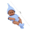 thumbnail image 1 of Chmadoxn Baby Dolls 7-inch Mini Soft Body African American Realistic Doll Cute Best Birthday Gift Set and Baby Toys for 3+ Years Old Kids, 1 of 3