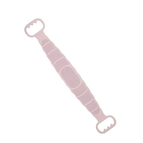 Chmadoxn Back Scrub Brush, Long Exfoliating Bath Towel Silicone Shower Scrubber Rubbing Mud Towel Exfoliating Body Scrubber Back Scrubber for Shower Bath Scrubber for The Back Bath Ball