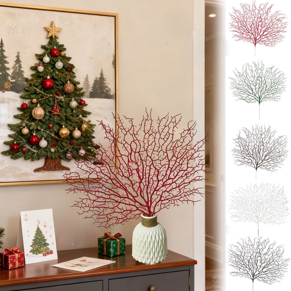 Chmadoxn Christmas Artificial Branches - Lifelike Simulation Tree Branches for Home Decor, Mantel, Christmas Tree Making, Indoor Outdoor Use, Serviceable & Realistic, Perfect Festive Gift for Family