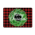 thumbnail image 1 of Chmadoxn Christmas Doormats, Outdoor Rug, Christmas Door Mat, Welcome Mat, 23.6×15.7 Inch Xmas Tree Christmas Welcome Doormat for Xmas Holiday Christmas Outdoor Front Porch Decor, 1 of 7