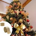 thumbnail image 1 of Chmadoxn Christmas Ribbon Wired 2 Inch, Gold Glitter Ribbon, Glitter Champagne Gold Christmas Tree Ribbon Garland, Gold Wired Ribbon for Wreaths, Bows, Ribbon for Christmas Decorations, 1 of 6