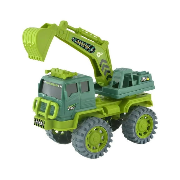Twfbrm Construction Truck Toys, Educational Toddler Toys, Large Engineering Excavator with Movable Claw, Shatterproof 1/24 Scale Excavator Model Interactive Vehicle Toys Gifts for Kids Boy Age 3+