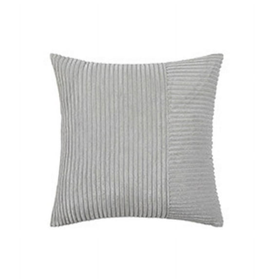 Chmadoxn Corduroy Splicing Pillowcase with Modern Style, Living Room Sofa Cushion Border Solid Color Waist Pillow Cushion 17.71x17.71 inch
