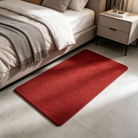 Chmadoxn Cuttable Entryway Rug, 47.24" x 23.62" Dirt Trapping Doormat for Hallway, Absorbent Washable Indoor Floor Mat for High-Traffic Areas, Non-Slip Low Pile Kitchen Runner