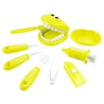thumbnail image 1 of Chmadoxn Dental Pretend Play Set, Educational Dentist Play Kit with Teeth Model, Toothbrush, Dental Mirror, Syringe, Toothpaste, Tray, and Dental Tools, Fun Pretend Play Doctor Kit for Kids, 1 of 1