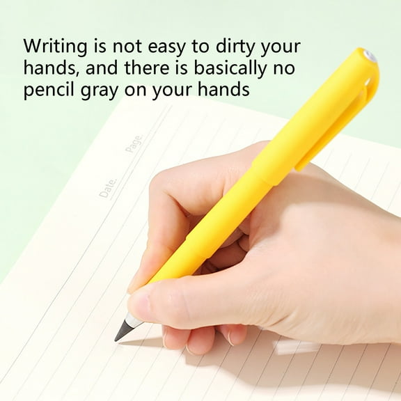 Chmadoxn Dual Function Dust-Free Erasable Durable Gel Core Pencil and Neutral Pen Combined Version, 2ML Large Capacity Ink Design