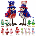 thumbnail image 1 of Chmadoxn Easter Birds Ornaments, Easter Birds Decorations, Easter Fabric Birds Figurine Ornaments, Easter Birds Figurines, Animals Statue Tabletop Decor for Indoor Easter Gifts, 1 of 3