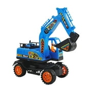 Twfbrm Excavator Toys for Kids, Toddler Toys Construction Engineering Vehicle Toy with Moveable Claw, Large Vehicle Inertia Truck Interactive Educational Toy Gifts for Age 3-12 Boys