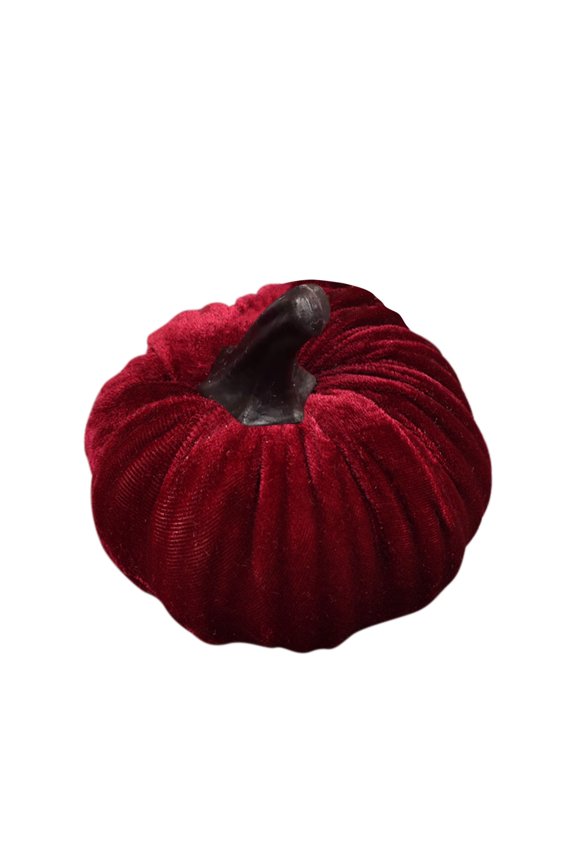 Fall Pumpkin Decor Artificial Velvet Pumpkins Fall Decorations Stuffed Pumpkins for Decorationg Home Garden, Fall Harvest, Thanksgiving, Halloween Decor