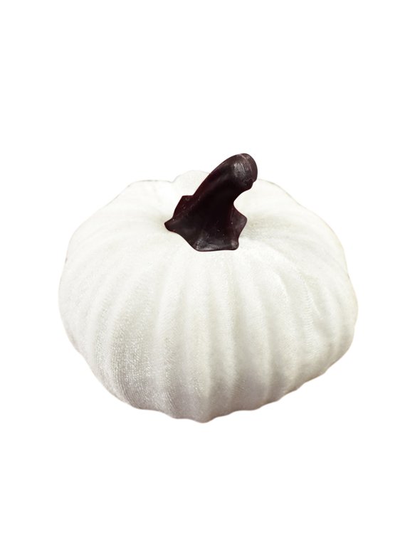 Fall Pumpkin Decor Artificial Velvet Pumpkins Fall Decorations Stuffed Pumpkins for Decorationg Home Garden, Fall Harvest, Thanksgiving, Halloween Decor