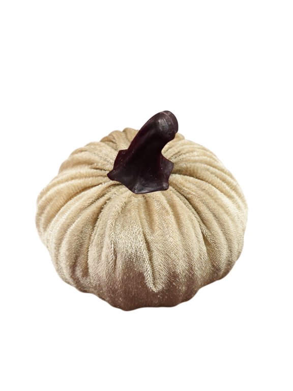 Fall Pumpkin Decor Artificial Velvet Pumpkins Fall Decorations Stuffed Pumpkins for Decorationg Home Garden, Fall Harvest, Thanksgiving, Halloween Decor