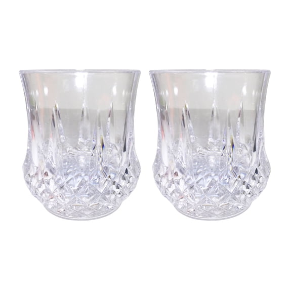 Chmadoxn Flash Light Up Cups, Automatic Water Activated LED Glowing Wine Glasses Liquid Activated Multicolor LED Glasses (2 pc)