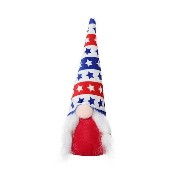 Chmadoxn Fourth of July Decorations Independence Day Decorations Dwarf Faceless Doll Home Decorations Toys