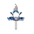 thumbnail image 1 of Chmadoxn Fourth of July Decorations Outdoor, Steel Branch Gnomes Decoration Metal Tree Art Metal Gnomes Garden Decorations, 1 of 8