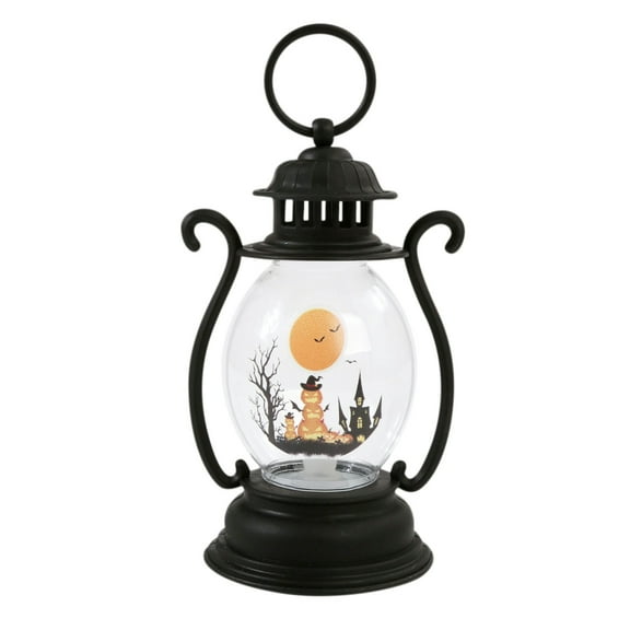 Chmadoxn Halloween Decorations, LED Vintage Lanterns, batstery Operated Lantern, Warm White Old Lantern Antique Hanging LED Lantern Lamp with Dimmer Turn for Indoor Table Outdoor Camping Lighting