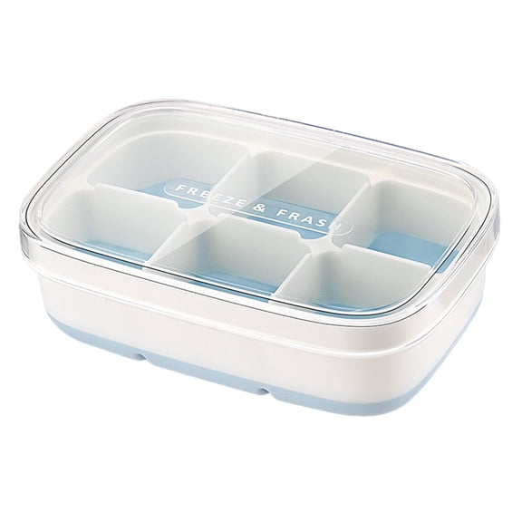 Chmadoxn ICE Mould Tray, 6 Cavity Sphere Ice Mould, Silicone Ice Trays with Lids for Freezer, Stackable and Easy-Release Ice Trays for Iced Coffee, Drinks, and Cocktails