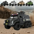 thumbnail image 1 of Chmadoxn Large 6-Wheel Off-Road Truck Toy with Lights & Sounds, Inertia Powered Police Car Vehicle for Boys, Role Play Gift for Kids, 1 of 8