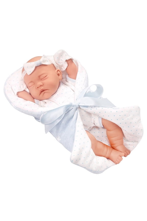 Lifelike Reborn Baby Dolls Soft Realistic Baby Doll for Toddlers 12 Inch Soft Body Baby Doll in Gift Box, Blanket and Clothes for Kids Age 3 4 5 6 7 +
