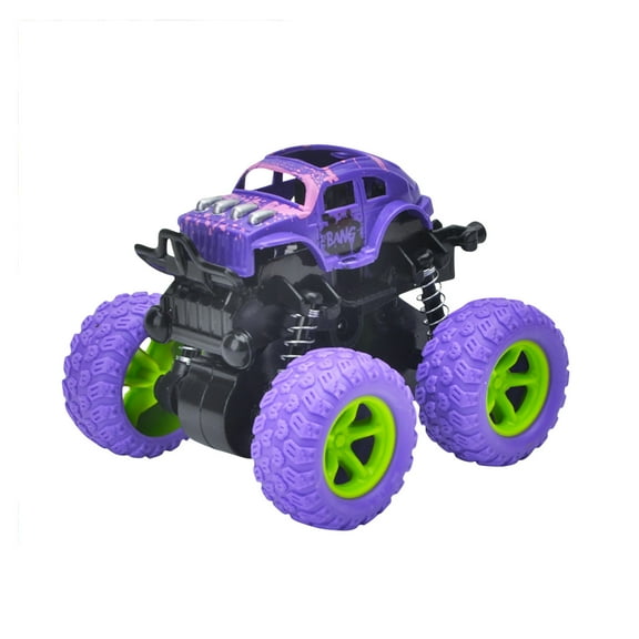 Chmadoxn Monster Truck Toys - Friction Powered Toy Cars Push and Go Vehicles for Kids, Four-Wheel Drive Off-Road Vehicle, Christmas Birthday Party Gift for Boys Girls Aged 3