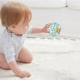 thumbnail image 1 of Chmadoxn Musical Jingle Rattle & Sensory Puzzle Ball Toy - Easy-Grasp Soft Baby Toy with Soothing Sounds, Textured Developmental Learning Ball for Infants 6-12 Months, Non-Toxic BPA-Free (Red&Yellow), 1 of 6