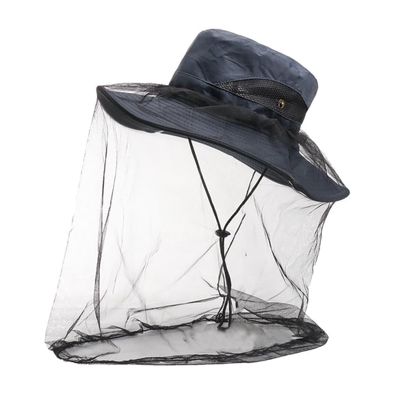 Chmadoxn Outdoor Mesh Mosquito and Insect Hat, Multi-functional Mountain Climbing Sun Protection Quick Drying Fisherman Hat