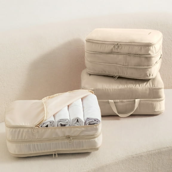 Chmadoxn Packing Cubes for Travel, Travel Clothes Storage Bag, Travel Luggage Packing Organizers, Travel Accessories Large Toiletries Bag for Clothes Shoes Cosmetics Toiletries