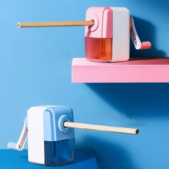 Chmadoxn Pencil Sharpener, Manual Pencil Sharpener with Stronger Helical Blade to Fast Sharpen for Home, Artists, Ideal for Art Pencils
