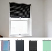 Chmadoxn Portable Suction Cup Roller Blind 49.2 19.7 Inch Adjustable Window Sun Shade Light Blocking Retractable Curtain for Car Windshield and Travel