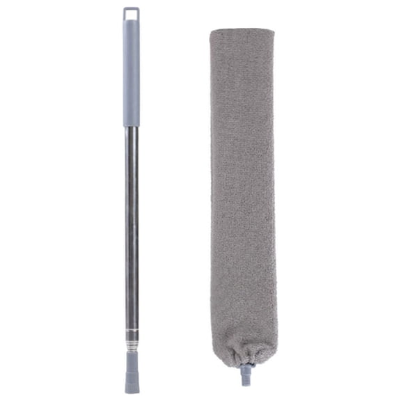 Chmadoxn Retractable Gap Dust Cleaner, Cleaning Tools with 1 Microfiber Dusting Cloths Long Handle 100 inches Washable and Retractable Duster Brush for Cleaning Under Appliances Furniture Couch Fridge