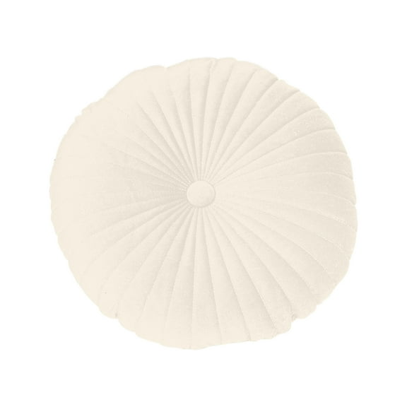 Chmadoxn Round Pillow Cushion for Couch Velvet Decorative Solid Color Throw Pillow for Living Room Bed Floor, Fall Decorations for Home