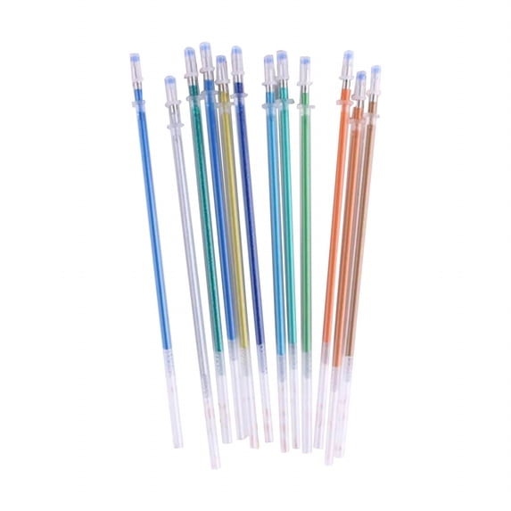 Chmadoxn Writing Pen Refill, Pen Ink Replace Stationery Refills for Pen Plastic Multicolor Office Pen Refills Ballpoint Pen Multi-Function Refills