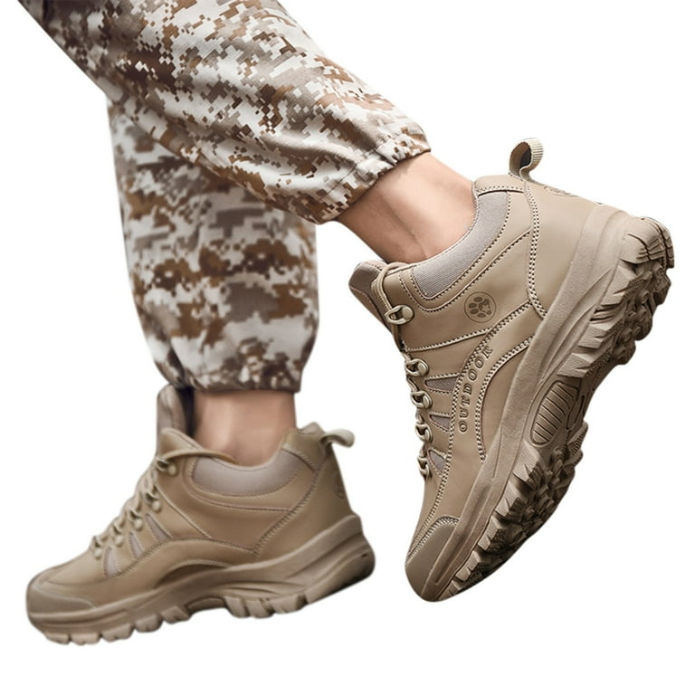 Chnzic 2022 Cross Border Foreign Trade Outdoor Large Size Travel Sports Mountaineering Shaku Color Black Military Boots Sport Shoes Walmart