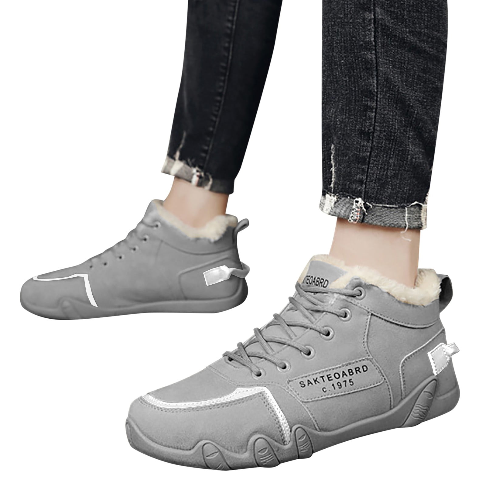 Chnzic Children Shoes Boys Leather Snow Boots Winter Cotton Plush And