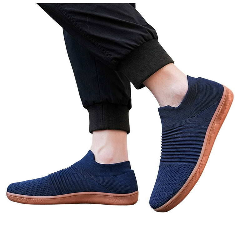 Chnzic Men Sports Shoes Pattern Simple Solid Color Thick Sole Flat Bottom Comfortable Non On Casual Shoes Walmart