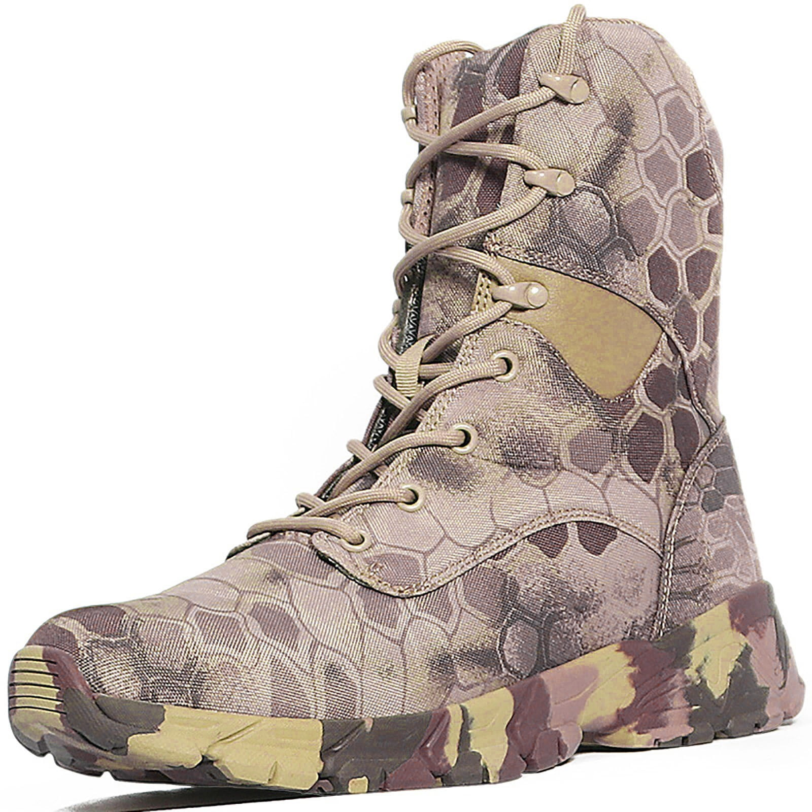 Chnzic Outdoor Desert Animal Skin Pattern Camouflage Men Special Forces Boots Breathable Comfortable And Durable Desert Boots Walmart