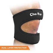 Cho-Pat Dual Action Knee Strap, Double-Layer Support for Chondromalacia, Osgood Schlatter s, and Knee Pain Relief, Large