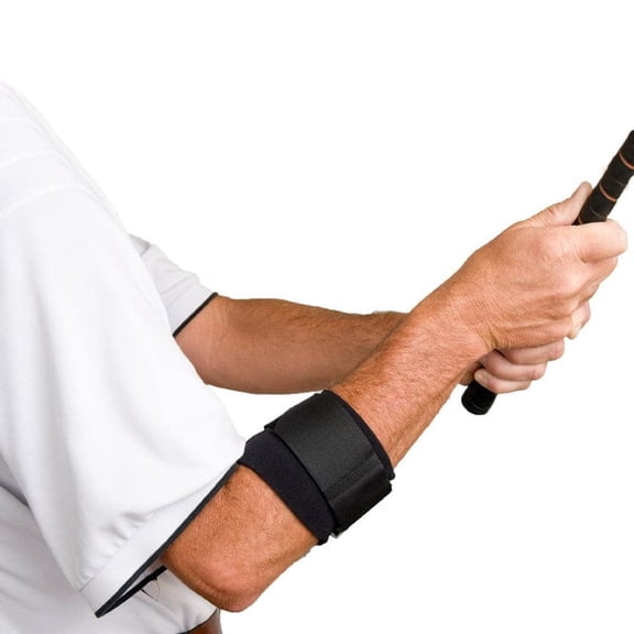 Cho-Pat Golfers Elbow Strap, Forearm Support Brace for Golfer's Elbow and Muscle Overuse Strains, Medium