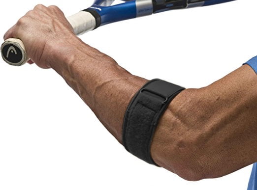 Cho-Pat Tennis Elbow Strap, Forearm Support Brace for Tennis Elbow and Elbow Pain, Medium