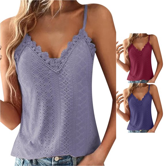 ChoXxx Women's Ruffled Sleeveless Vest Top PP2 S