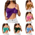 thumbnail image 1 of ChoXxx Women's Seamless Comfort Camisole Built In Bra Padded Tank Top for Everyday Layering Dark Purple XXXL, 1 of 6