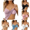 thumbnail image 1 of ChoXxx Women's Shelf Bra Camisole Adjustable Spaghetti Strap Tank Top Basic Layer Purple S, 1 of 5