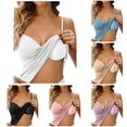 thumbnail image 1 of ChoXxx Women's Shelf Bra Camisole Adjustable Spaghetti Strap Tank Top Basic Layer White XL, 1 of 5