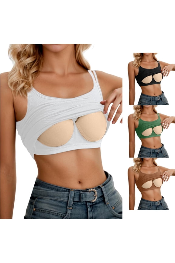 Women's Strapless Backless Ruffle Flowy Tube Top Off Shoulder Pleated Bandeau Peplum Summer White S
