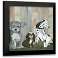 thumbnail image 1 of Choate, Lisa 20x20 Black Modern Framed Museum Art Print Titled - Sit and Stay II, 1 of 5