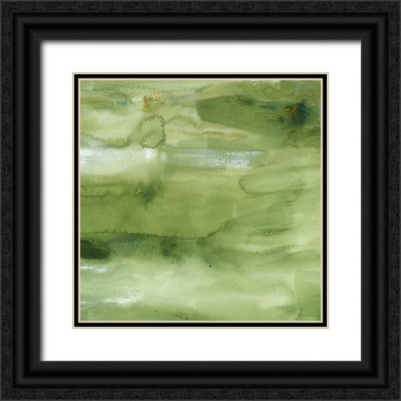 Choate, Lisa 26x26 Black Ornate Wood Framed with Double Matting Museum Art Print Titled - Malachite II