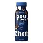 Chobani 20G Protein Low-Fat Greek Yogurt Drink Cookies and Cream 10 fl oz Bottle