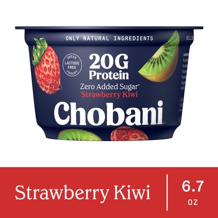 Chobani 20G Protein Low-Fat Greek Yogurt Strawberry Kiwi 6.7oz Cup