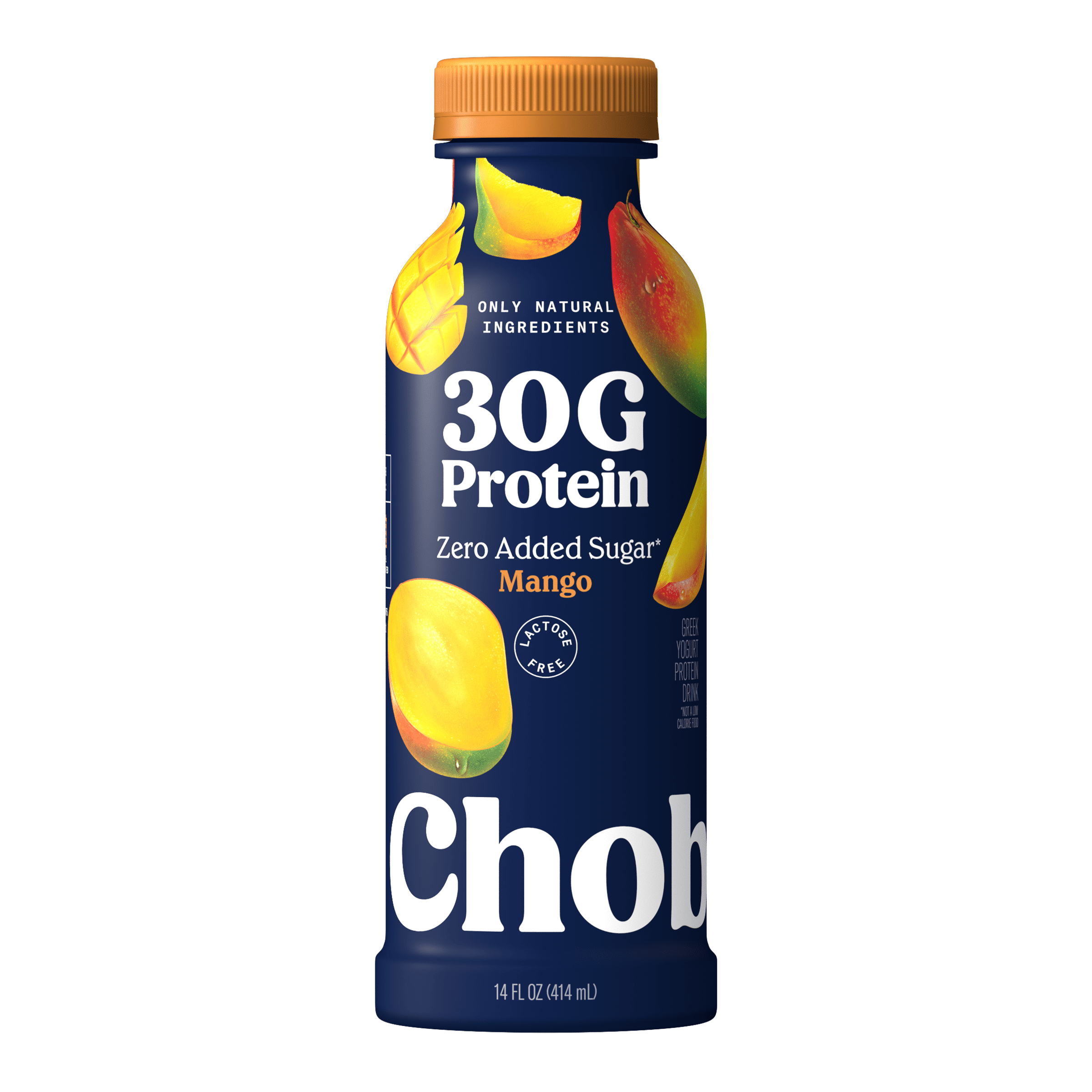 Chobani 30G Protein Low-Fat Greek Yogurt Drink Mango 14 fl oz Bottle